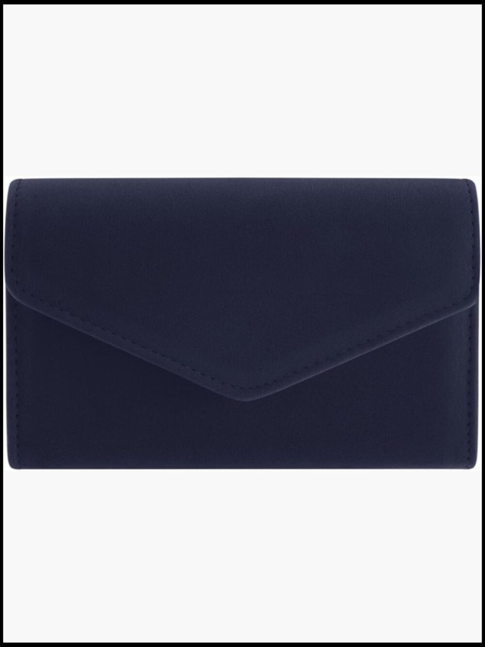 Faux Suede Clutch Purse Evening Party Chain Shoulder Bag Magnetic Closure - Picture 1 of 7